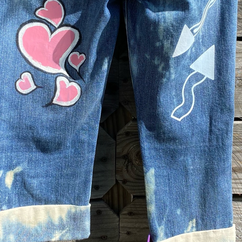 American Eagle Stretch Custom Designed Jeans Sz4 - image 6